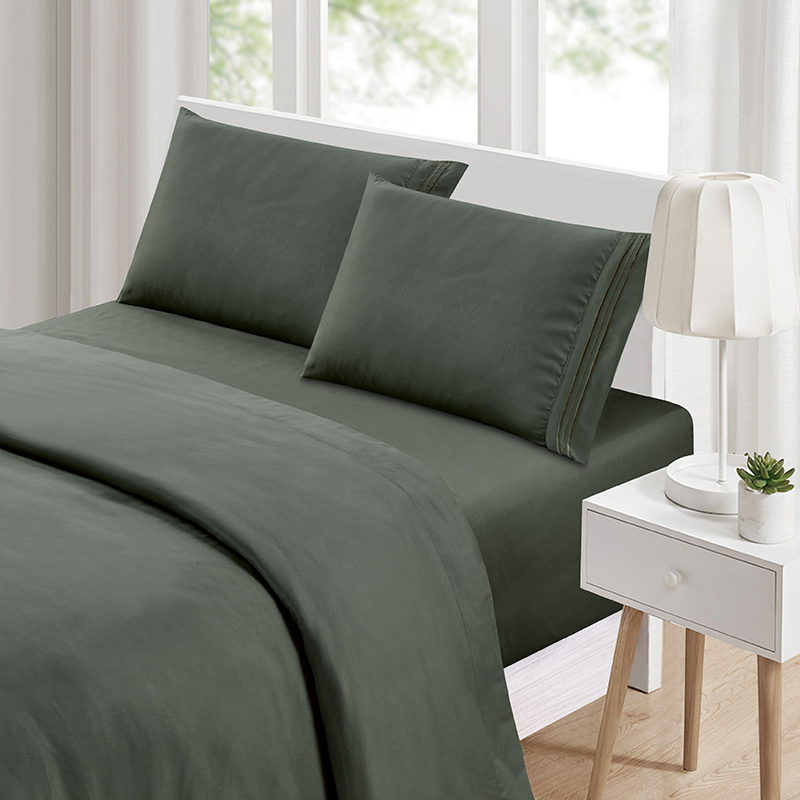 1800 Thread count bed sheet sets,microfiber bed sheets ,bedding sets