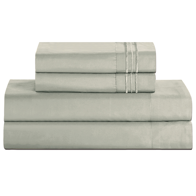 Brushed Microfiber 1800 Bedding - Wrinkle, Fade, Stain Resistant - Hypoallergenic - 4 Piece (Queen),Bed Sheet Set