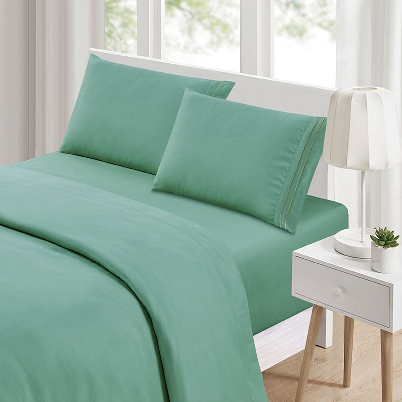 Hot Sale Bed Sheets Bedding Cover Microfiber Fitted Bed Sheet Sets