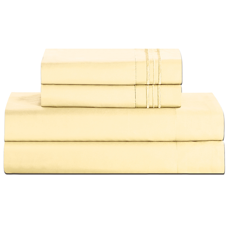 Hot Sale Bed Sheets Bedding Cover Microfiber Fitted Bed Sheet Sets