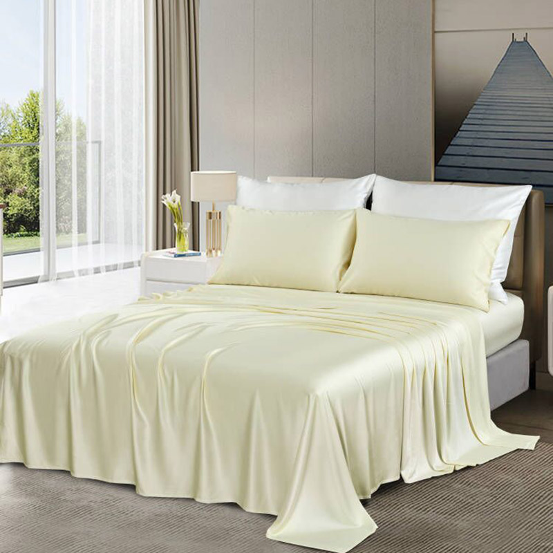 High Quality Luxury Organic Bamboo  Bed Sheets Set