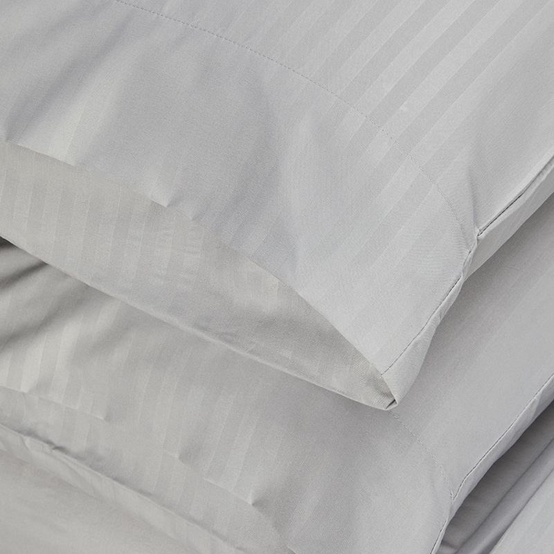 Super Soft Striped Sheet Set 4 pieces set include 1pc fitted sheet 1pc flat sheet 2pc pillowcases