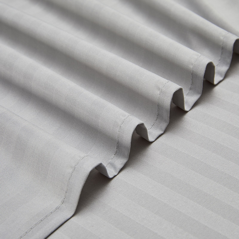 Super Soft Striped Sheet Set 4 pieces set include 1pc fitted sheet 1pc flat sheet 2pc pillowcases