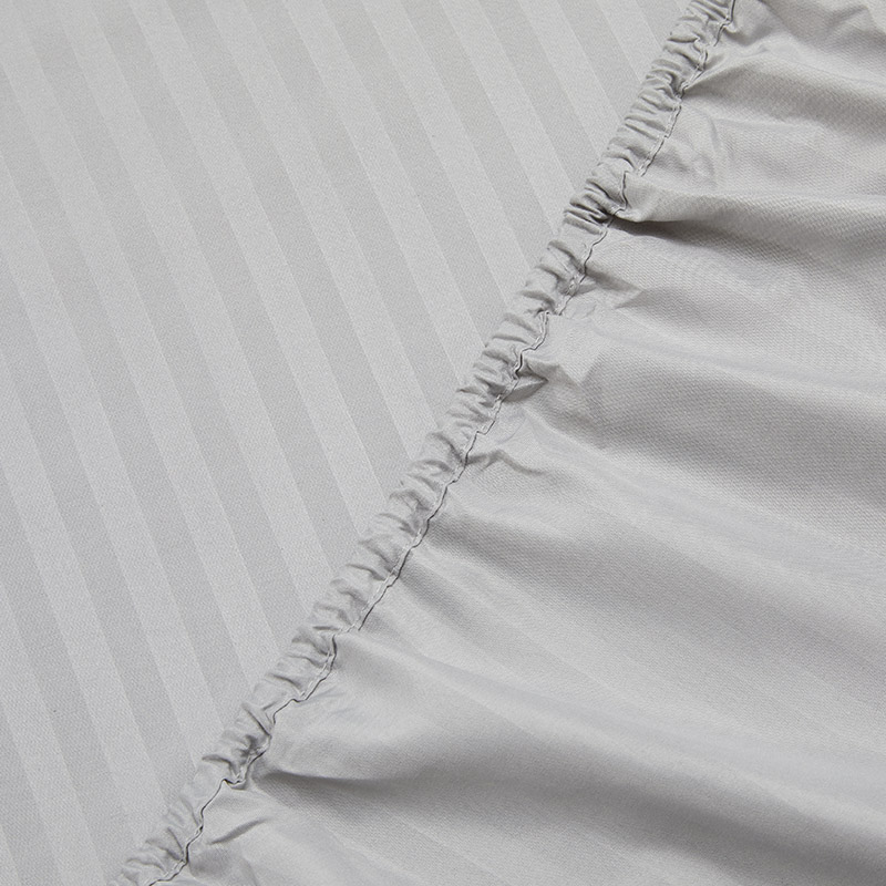 Super Soft Striped Sheet Set 4 pieces set include 1pc fitted sheet 1pc flat sheet 2pc pillowcases