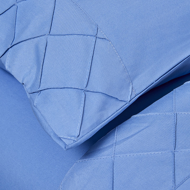 high quantity 100gsm Diamond hem 100% polyester microfiber hotel bed sheet sets