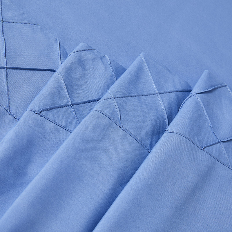 high quantity 100gsm Diamond hem 100% polyester microfiber hotel bed sheet sets