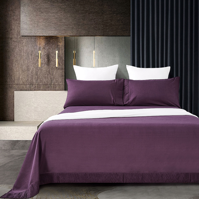 China supplier wholesale online customized disposable microfiber fabric luxury  4pc fitted bed sheets
