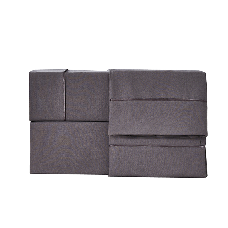 100% Polyester Brushed Microfiber 4 Pieces Bedding Set Flat Sheet
