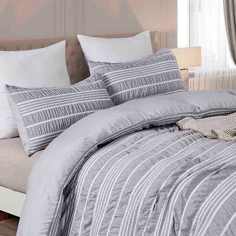 foreign trade seersucker three-piece set,  duvet cover Bedding Set