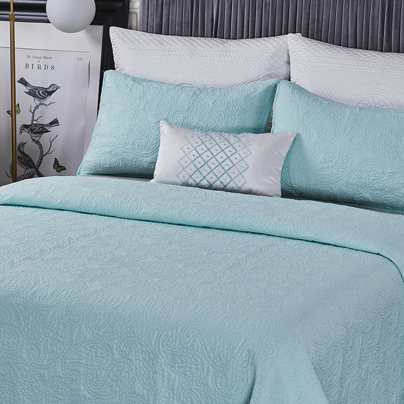 high quality bed sheet soft quilting  microfiber