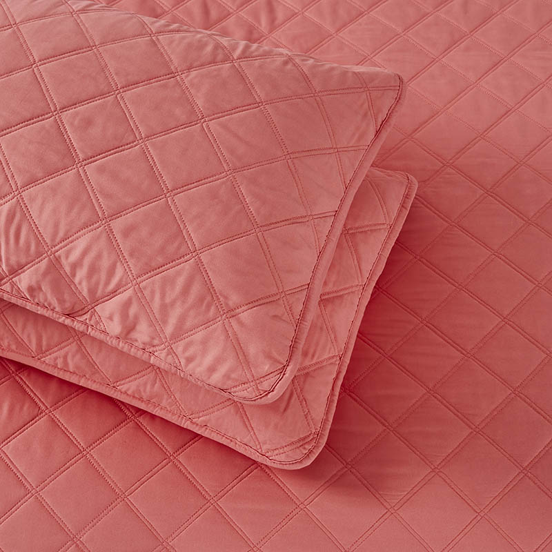 Reversible quilt coverlet set lightweight bedspread 3 piece quilt set