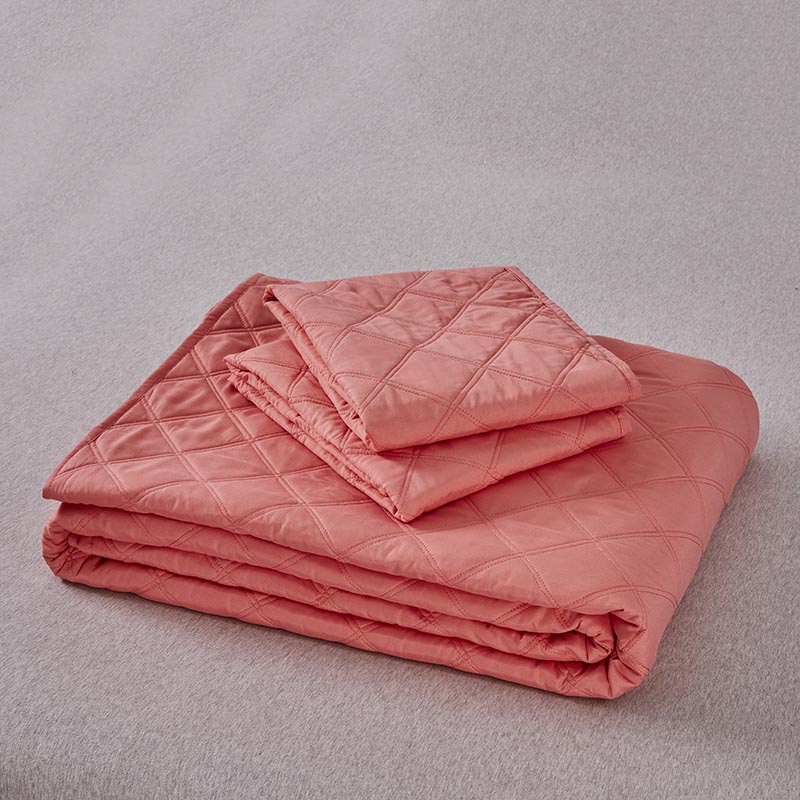 Reversible quilt coverlet set lightweight bedspread 3 piece quilt set