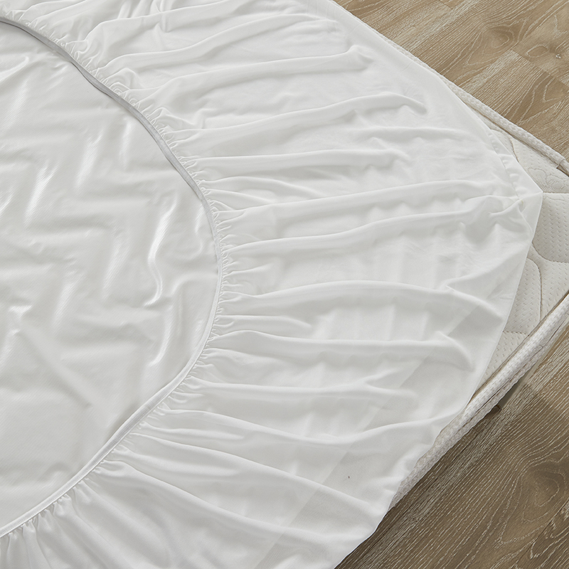 Waterproof fitted bed sheet 100% polyester fiber bed cover fitted sheet