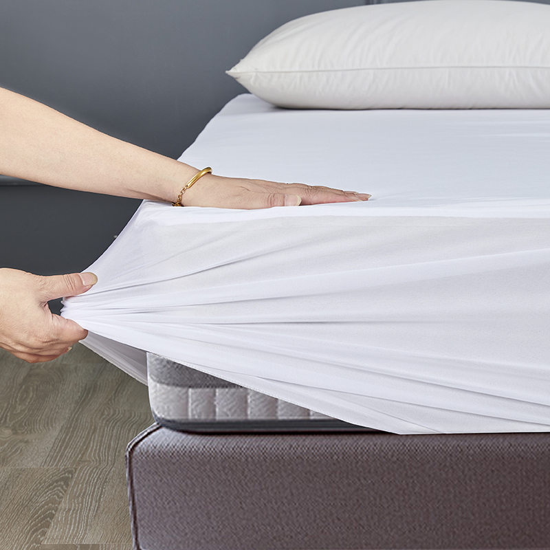 hot sale polyester jersey knitting organic waterproof mattress fitted sheet