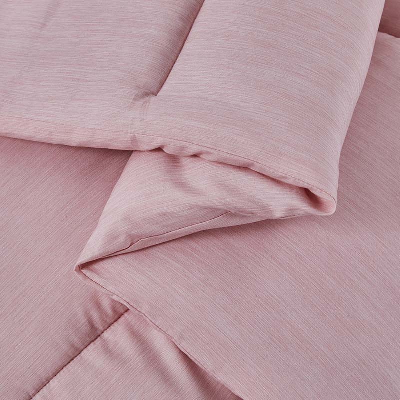 Customized dyed brushed down alternative quilted comforter microfiber