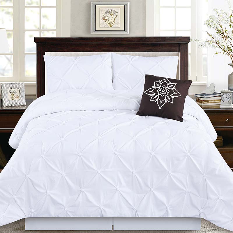 High quality quilt sets Factory Supply Quilts Elastic Comforter Set Polyester Microfiber Bedding Set