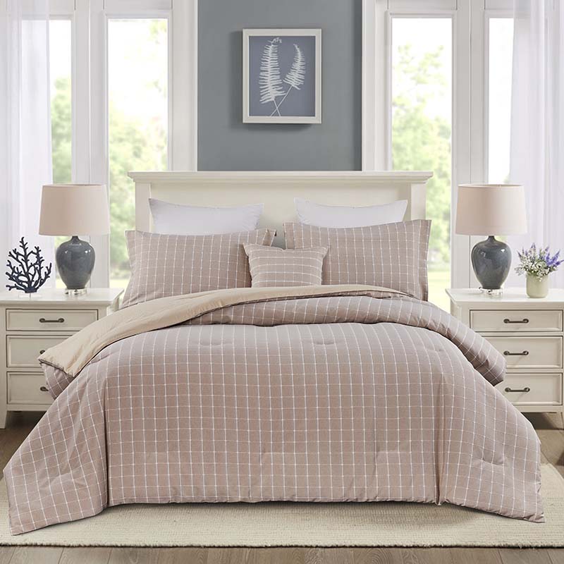 luxury superior quality breathable jacquard king size comforter set
