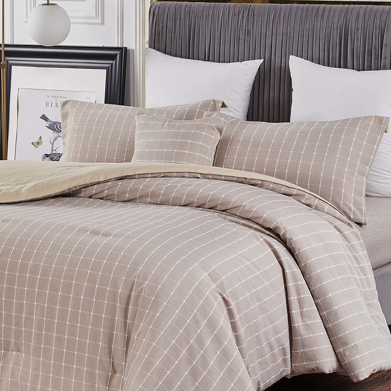 luxury superior quality breathable jacquard king size comforter set