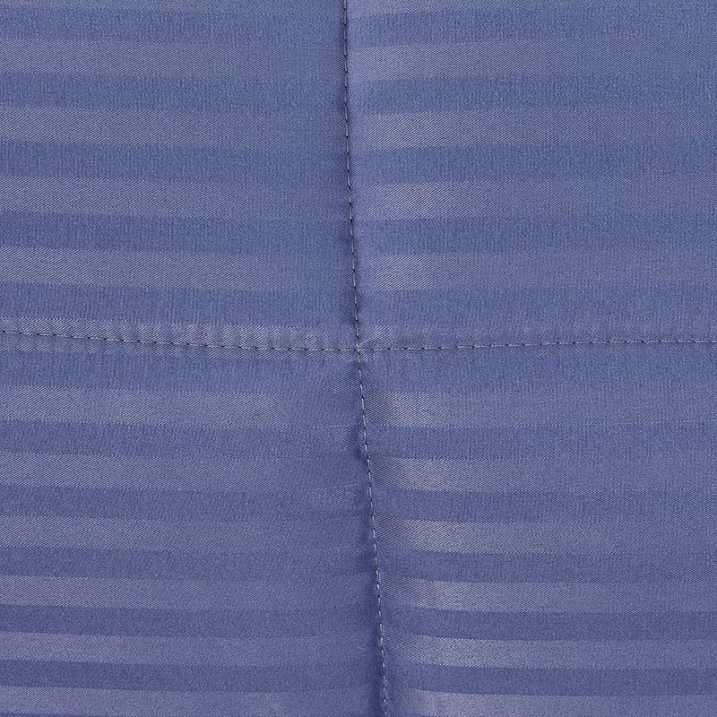 Navy colour and Satin stripe wholesale comforter sets luxury bedding set