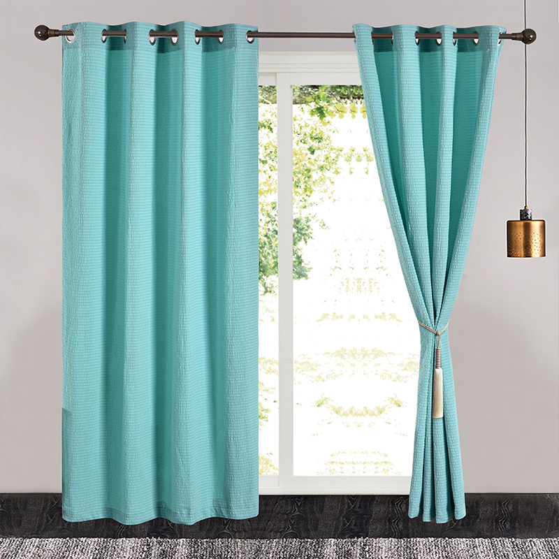 100% Polyester Livingroom Decorative Floral Jacquard Sheer Curtains 84 Inch
