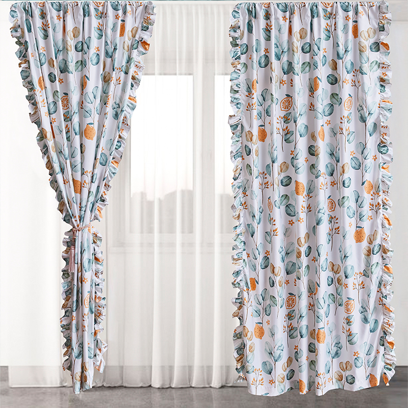 Customization Personalized Luxury Royal Satin Silk Fabric Blackout Curtains