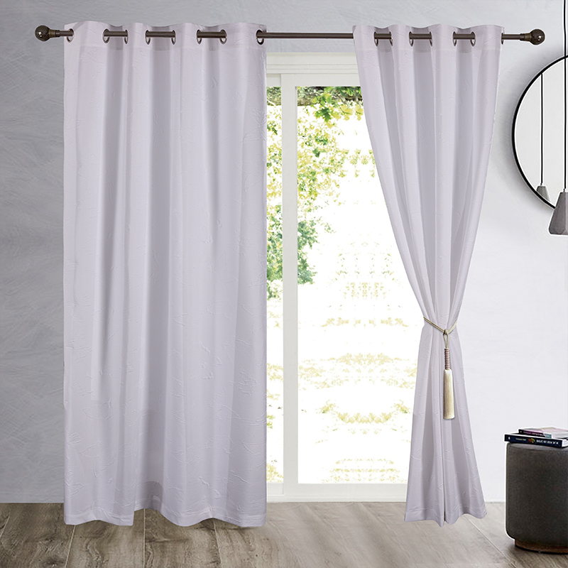 LUXURY EUROPEAN STYLE HIGH QUALITY  WINDOW DOUBLE PLEATED CURTAIN SET