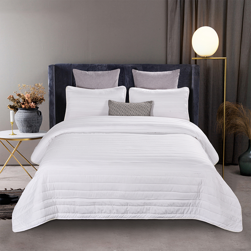 Handmade Quilted Frill Design Bedspread Set