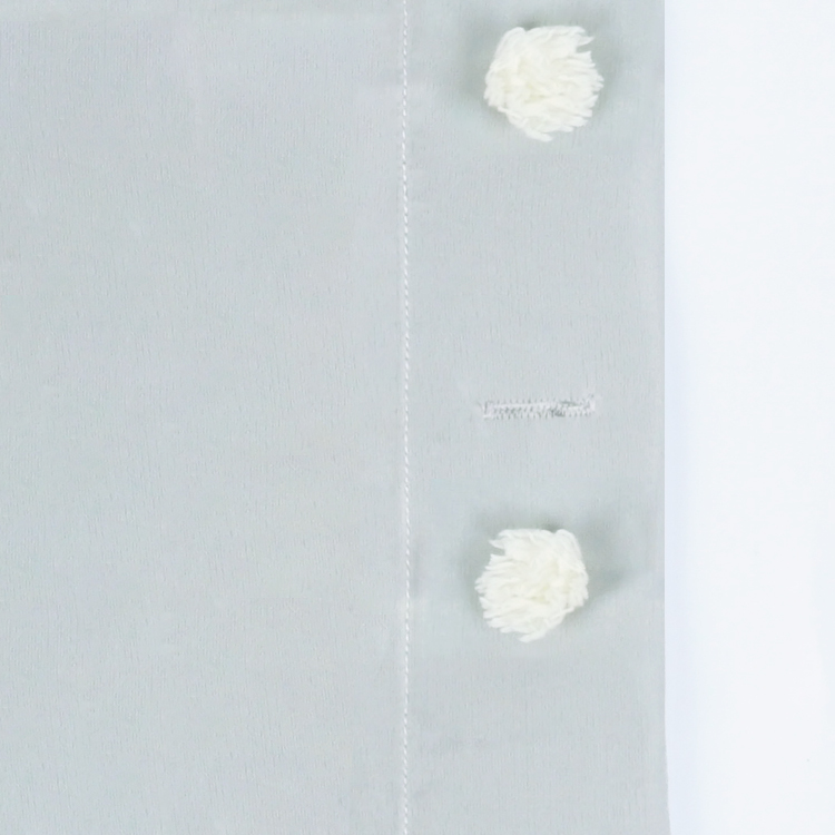 Boho Tufted Shower Curtain Set