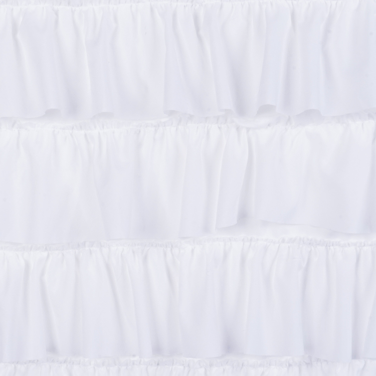100% Polyester Ruffled Style Waterproof Polyester Shower Curtain,Lush Decor Shower Curtain