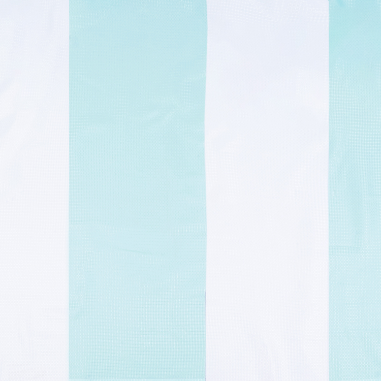 Printing Waffle Weave Fabric White Shower Curtain