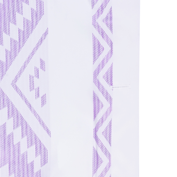 Jacquard Washed Polyester Shower Curtain