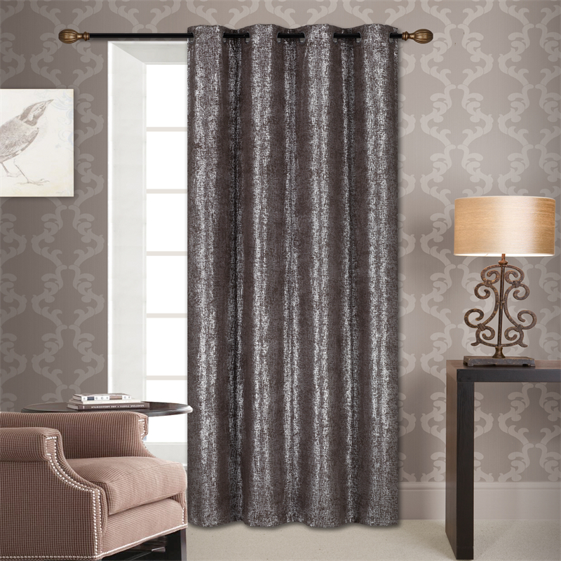 Blush Blackout Curtains Printed Grommet Room Darkening Curtains