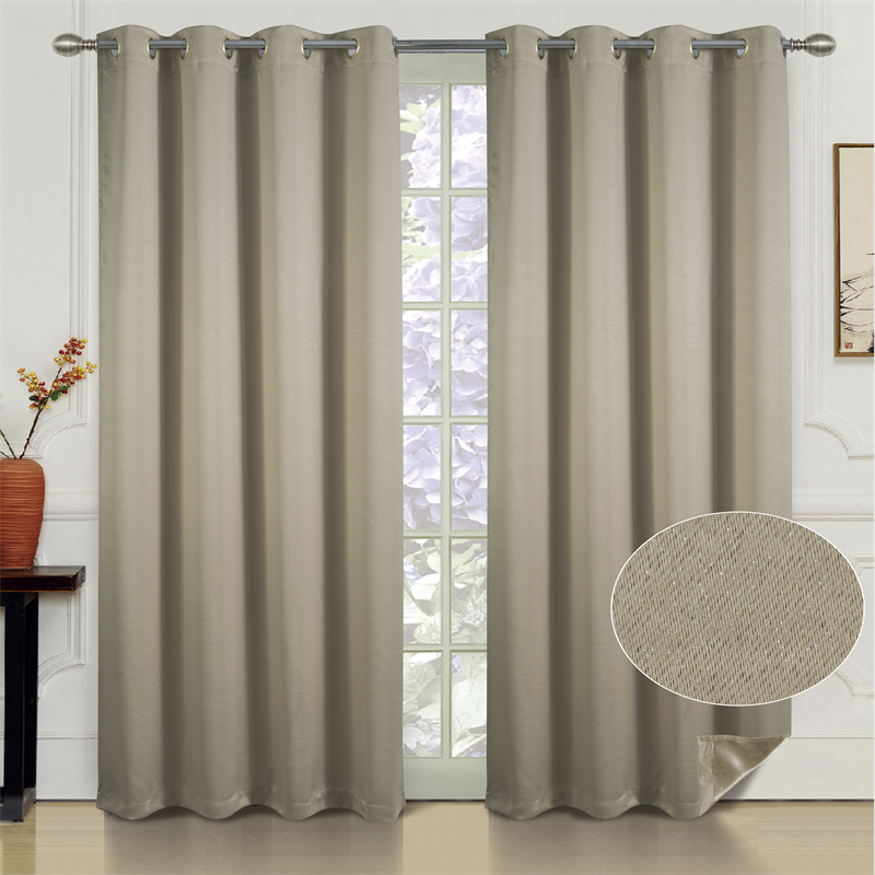 Blush Blackout Curtains Printed Grommet Room Darkening Curtains