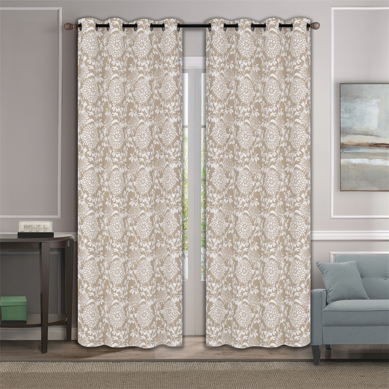 High Quality New Design Printing Blackout Curtains For The Living Room