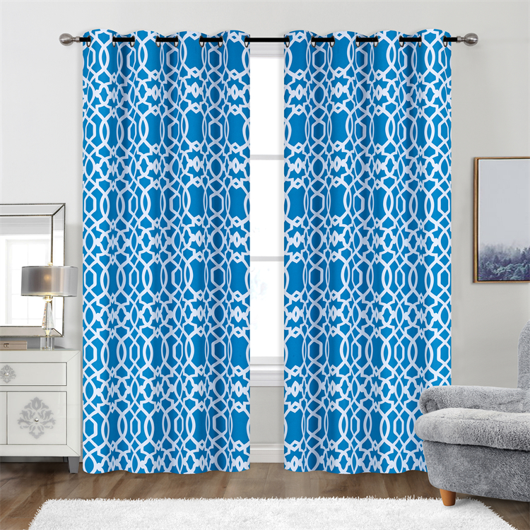 Printing Faux Silk Curtains For The Living Room