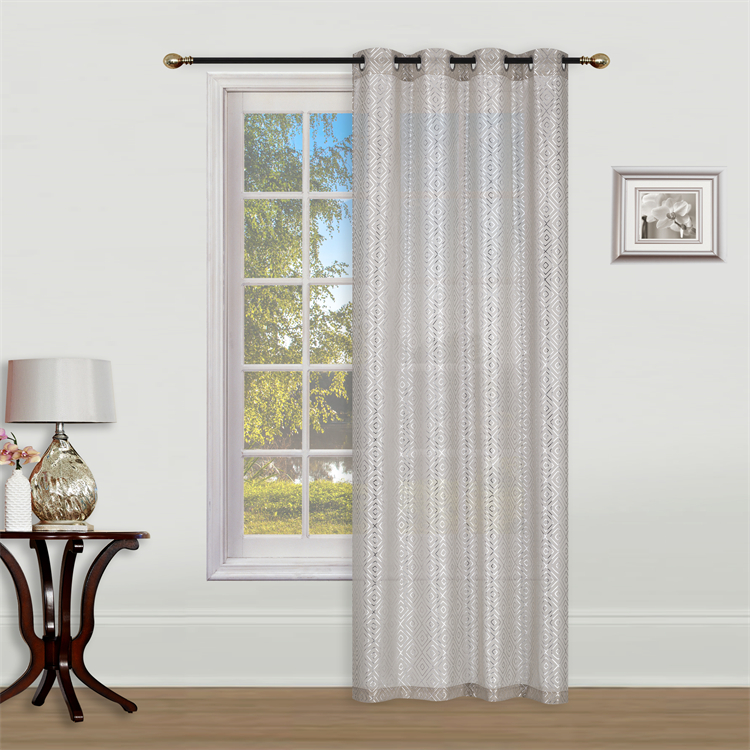 Cortina Con Aros Foil Doris Curtain With Grommets