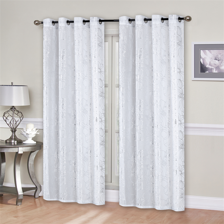 Cortina Con Aros Foil Doris Curtain With Grommets