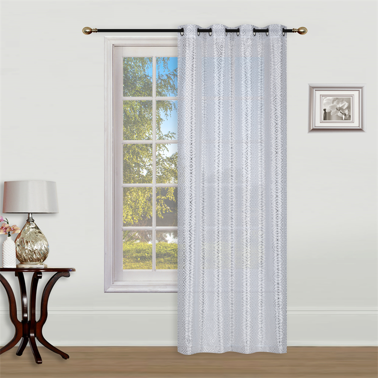Cortina Con Aros Foil Doris Curtain With Grommets