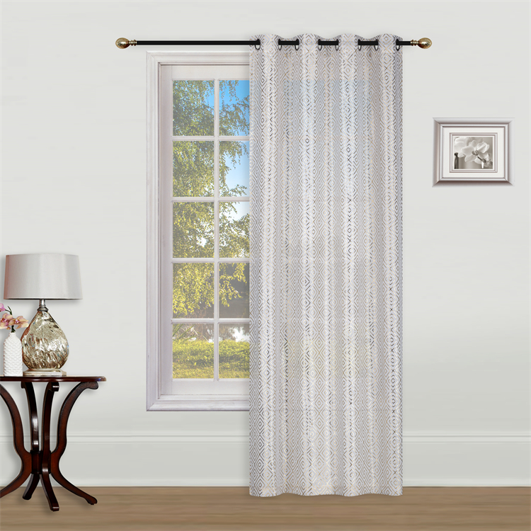 Cortina Con Aros Foil Doris Curtain With Grommets