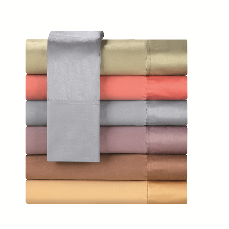 Cotton Sheet Sets Home 4 Piece Microfiber Bed Sheet For Solid Color R Bedsheet Bedding Set