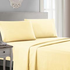 Hot Sale Bed Sheets Bedding Cover Microfiber Fitted Bed Sheet Sets