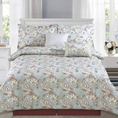 100% cotton bed sheet set customized print flower designs bedding sets environmental comforter set