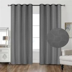 Blush Blackout Curtains Printed Grommet Room Darkening Curtains